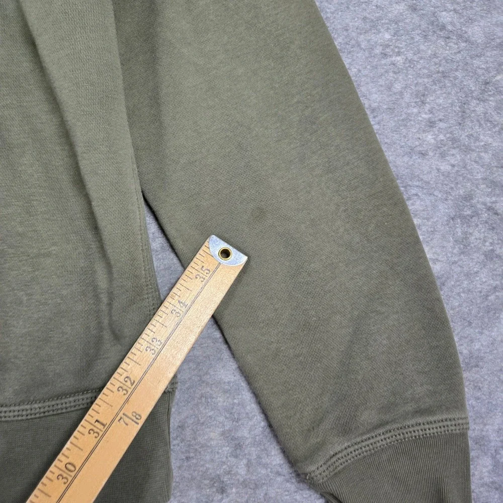 Nike Mens Olive Green Club Fleece Pullover Hoodie Medium